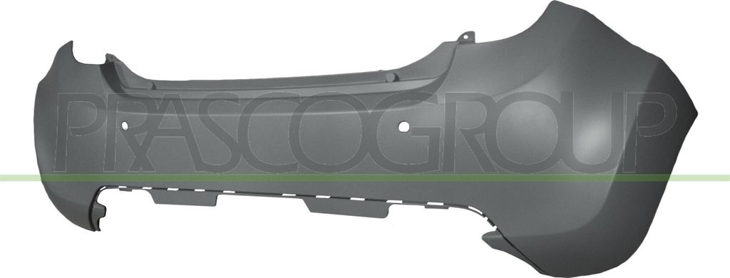 PRASCO Heckstoßstange Stoßfänger Hinten für CHEVROLET SPARK (M300)