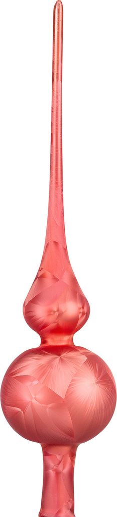 Weihnachtsbaumspitze | Groß 35cm in "Ice Lachs"