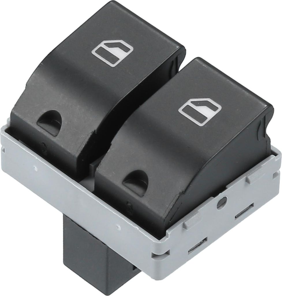 Fensterheberschalter für die vordere linke Fahrerseite, passend für VW Polo 9N 2002-2009, für Seat Ibiza 2002-2009, Nr. 6Q0959858 - Packung mit 1