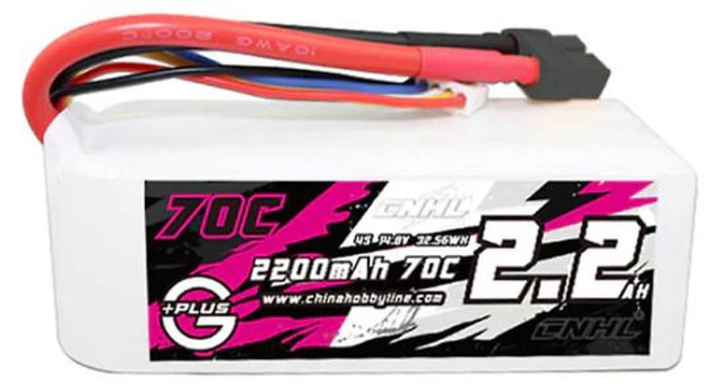CNHL G+Plus 2200mAh 4S LiPo Akku 70C 14,8V XT60 Produktbild 