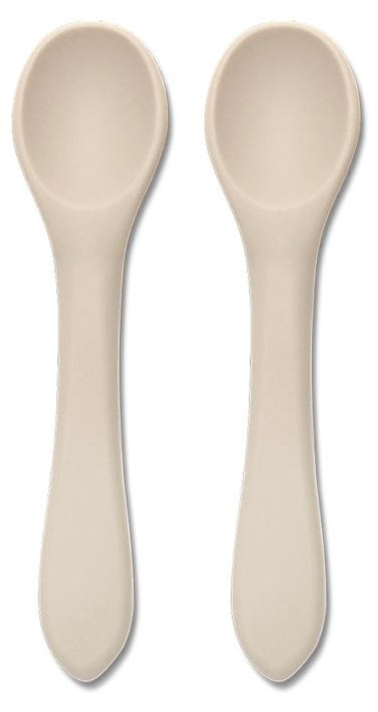 Lorelli Silicone Spoons 2pcs – Babylöffel 6+ Monate, weiches Food-Grade-Silikon, abgerundet, flexibel, geruchsneutral, 5 Farben