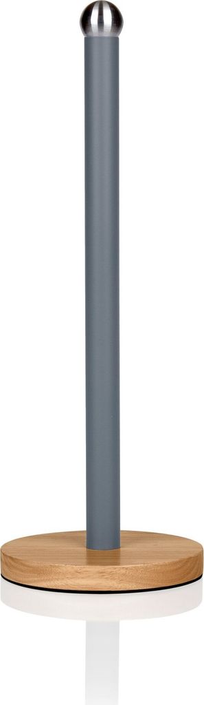 PAPIERHANDTUCHHALTER Ständer Papiertuch Rollenpapierhalter Stahl Grau 35 cm