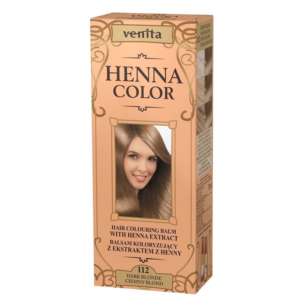 Venita Henna Color Hair Dye 75ml 112 Dark Blonde
