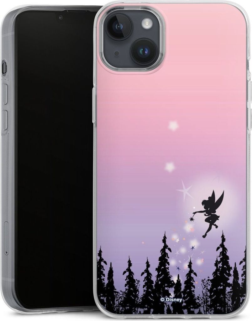 DeinDesign Handyhülle für Apple iPhone 14 Plus Silikon Hülle Case Smartphone Schutzhülle Disney Offizielles Lizenzprodukt Tinkerbell