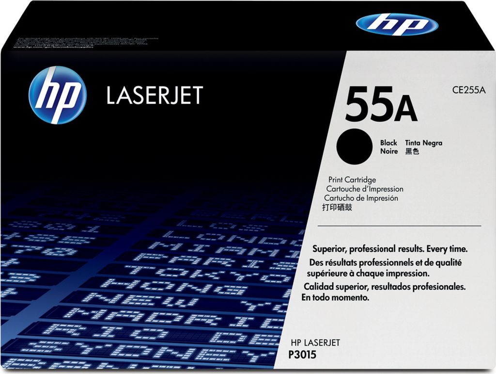 HP 55A Laserdruck Tonerkartusche - Schwarz - Original - 1 Produktbild 