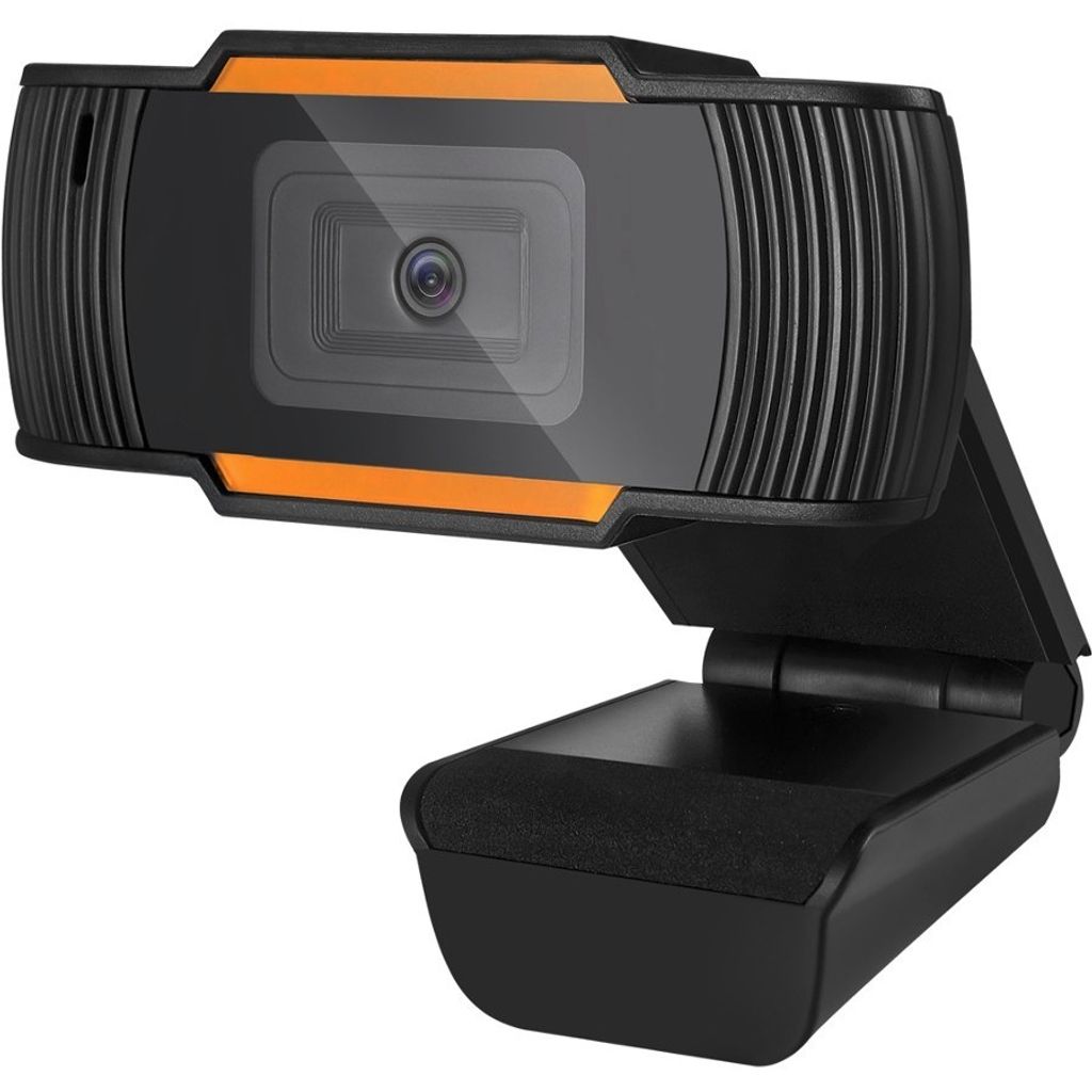 Adesso CyberTrack H2, 640 x 480 Pixel, 30 fps, M-JPEG, USB 2.0, Schwarz, Orange, Clip
