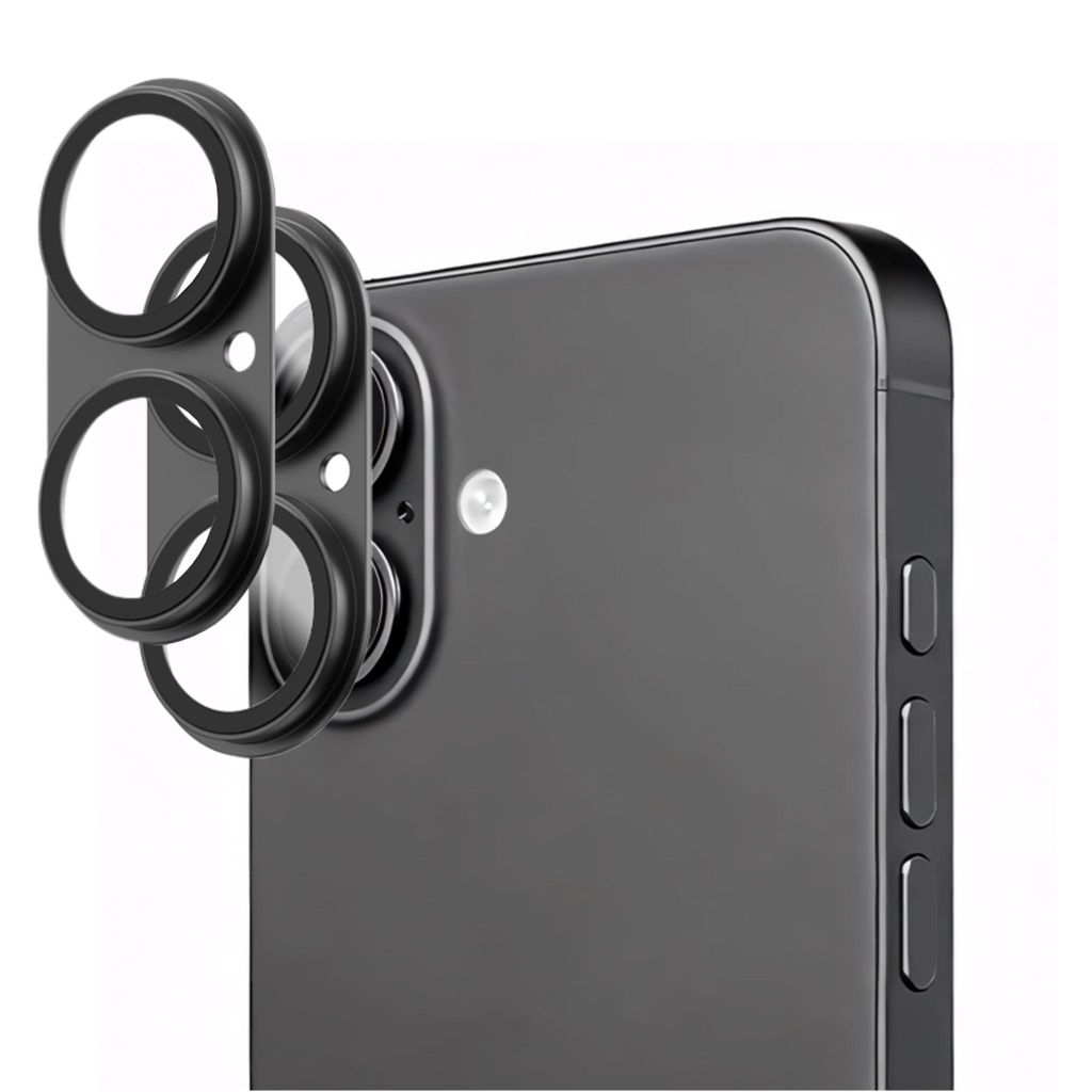 2x Kameraschutz für Apple iPhone 17 Aluminium Schutz in Schwarz