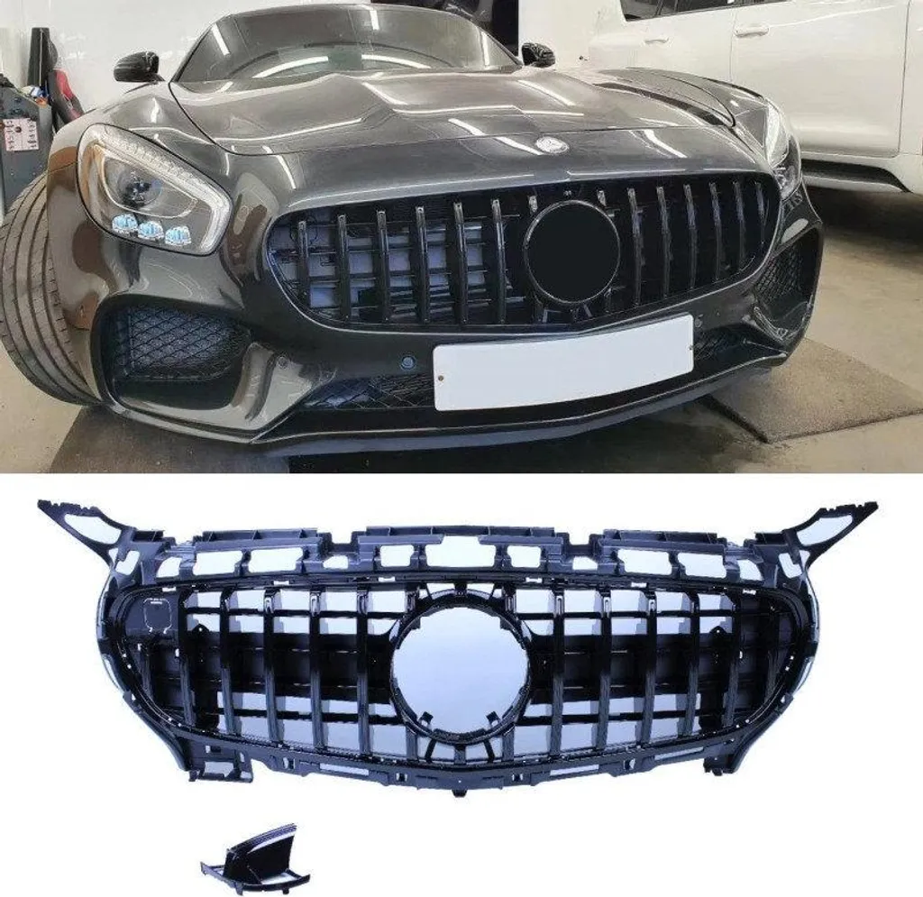 Calandre Panamericana Noire Mercedes AMG GT C190 en ABS Haute Qualité