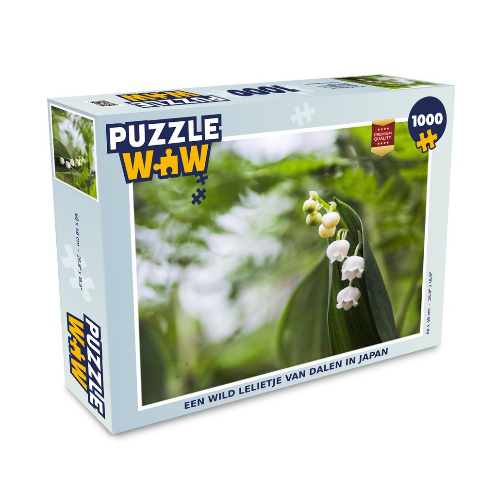 MuchoWow Puzzle 1000 Teile Ein wildes Maiglöckchen in Japan - Erwachsene - Rätsel