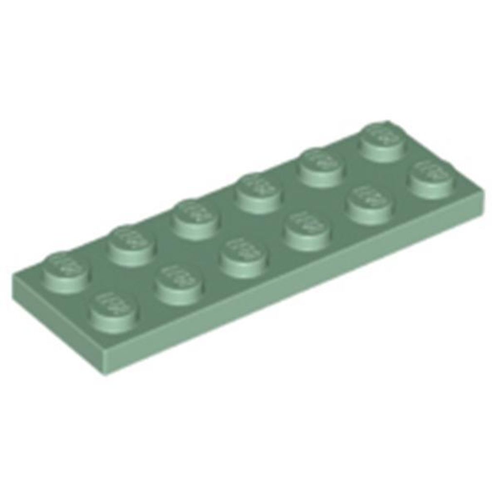 Lego 2x6 Platte 3795 - 1 Stück Sandgrün