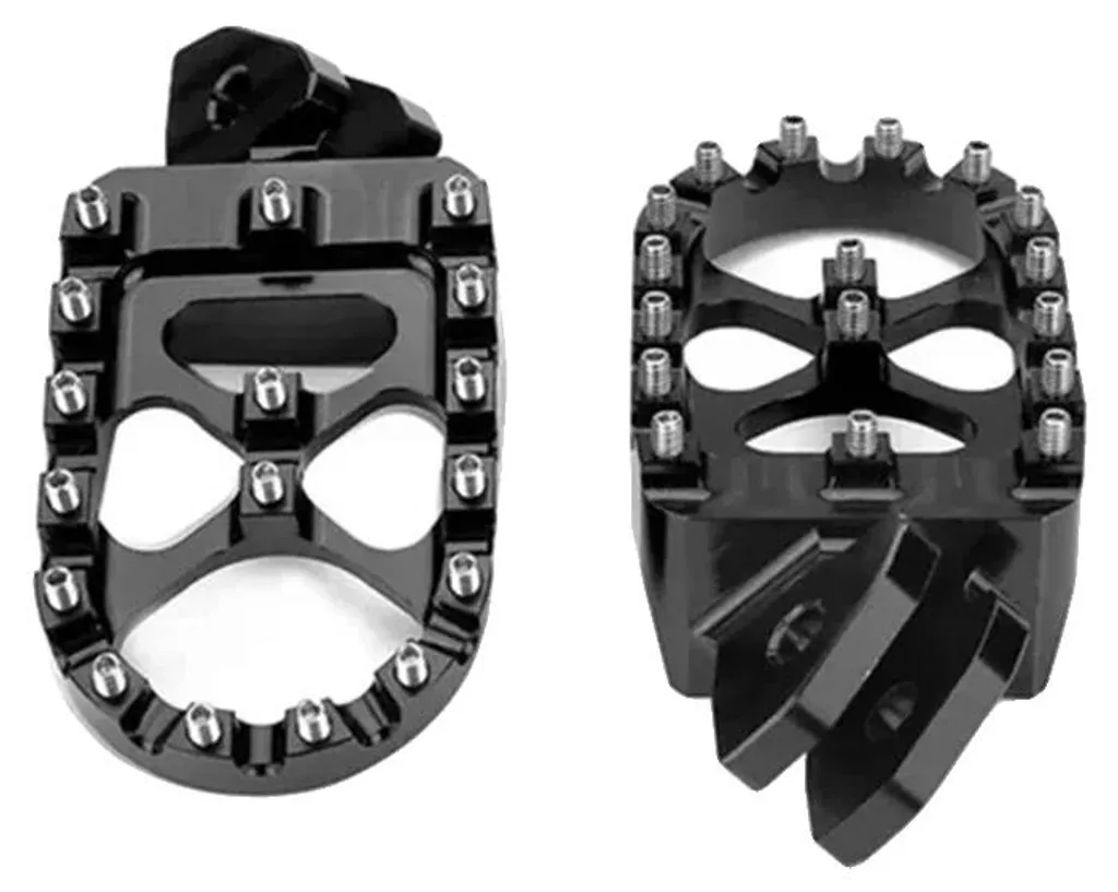 Cale-pieds Moto en Aluminium CNC Universel pour Meilleur Appui au Sol