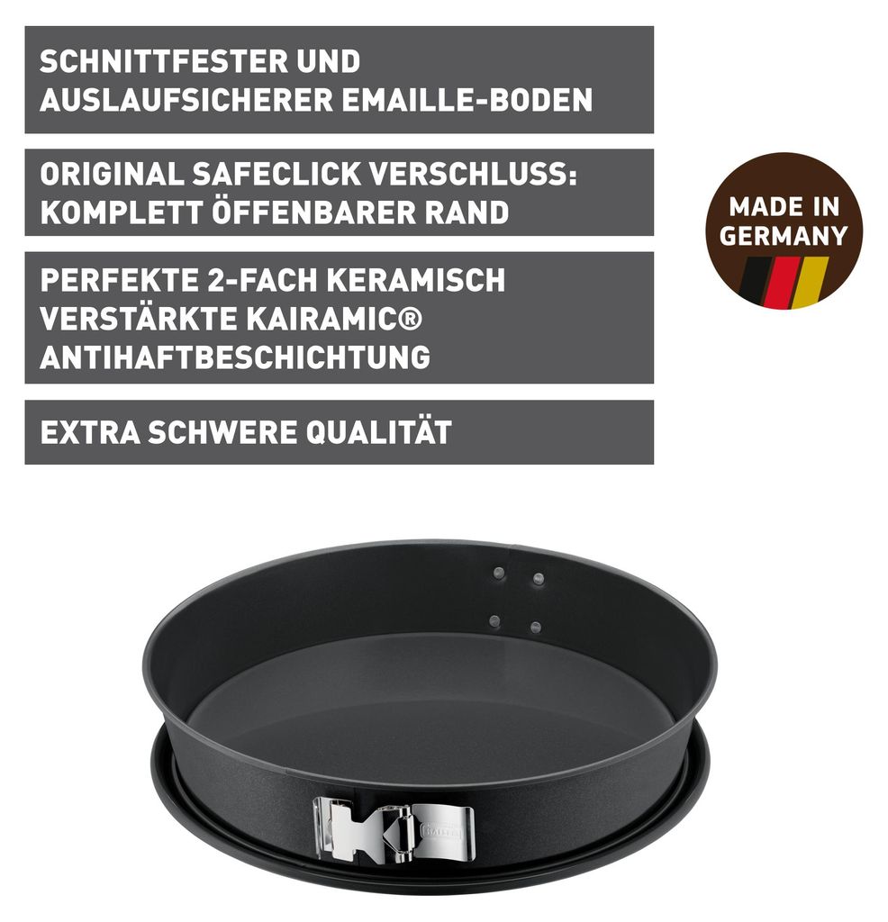 KAISER Tôle à sauter La Forme Plus 6,5cm Ø32cm noir Image du produit 