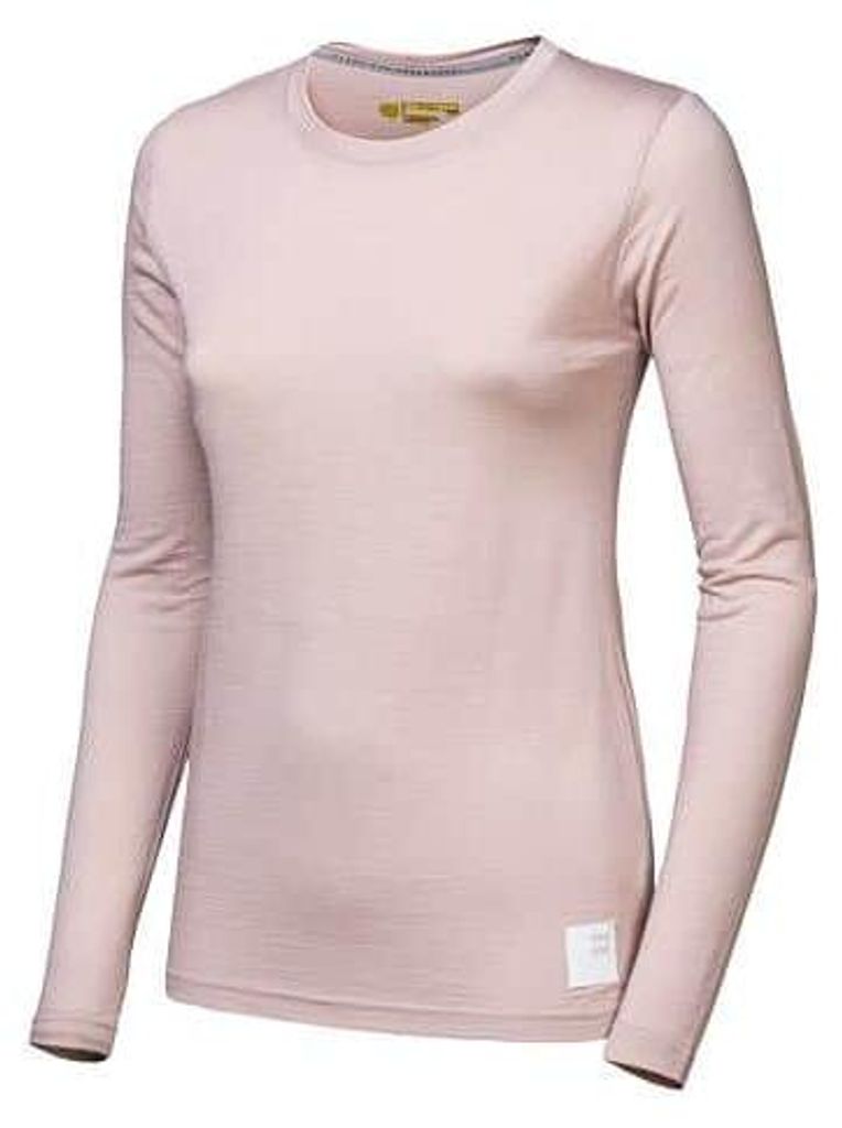 Sensor Merino Cordura - Damen Langarm-T-Shirt Altrosa S