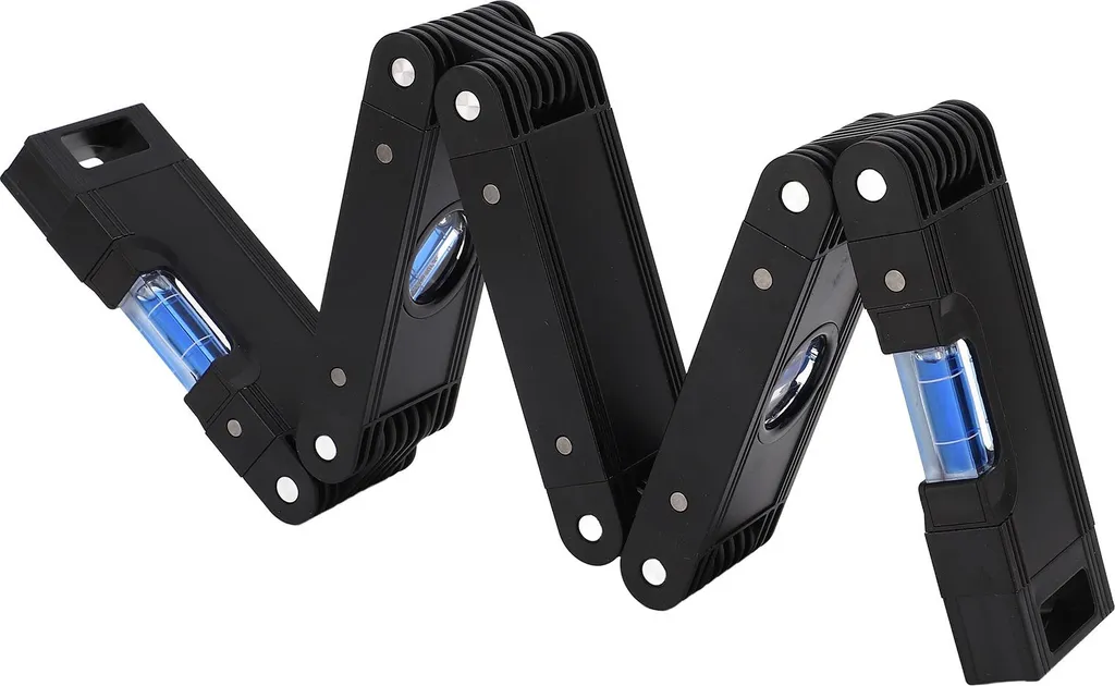 Niveau à bulle flexible multi-angle en aluminium pour espaces difficiles - 10
