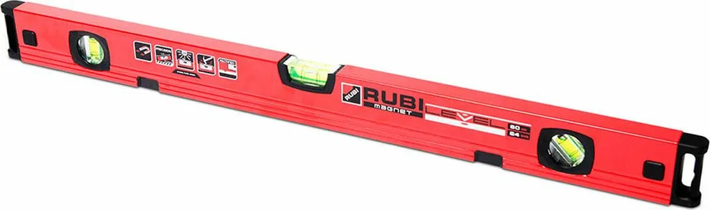 Niveau à Bulle Aimanté Rubilevel 60cm Rubi R76930 en Alu Renforcé