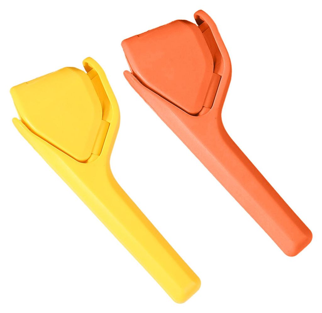 Manuelle Zitronenpresse aus Edelstahl, ideal für Zitronen, Limetten und Orangen. Müheloses Hebeldesign, tragbarer Entsafter für Küche und Grill.