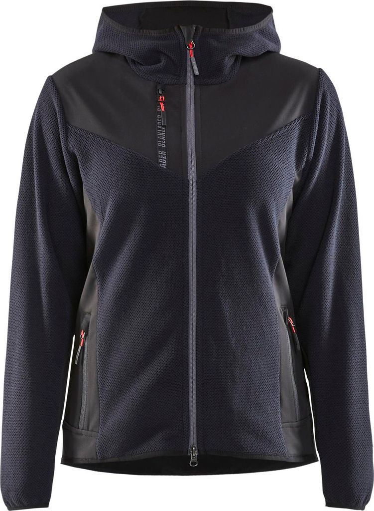 Blakläder Damen Strickjacke 5941 2536 in div. Farben, Farbe:dunkel marineblau/schwarz, Größe:XS
