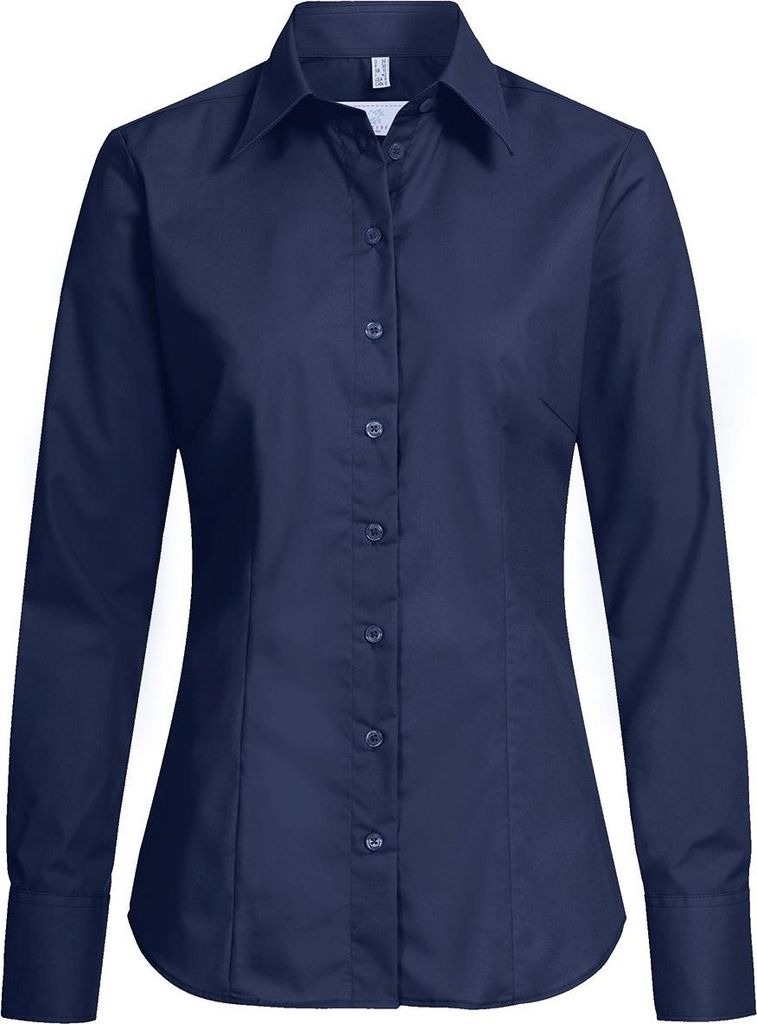 Greiff Corporate Bluse BASIC Damen pflegeleicht Marine 40