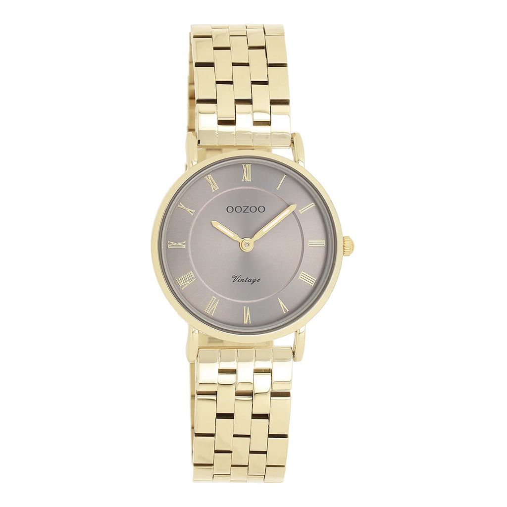 Oozoo Armbanduhr gold Vintage Series Analog-Quarzuhr UOC20377