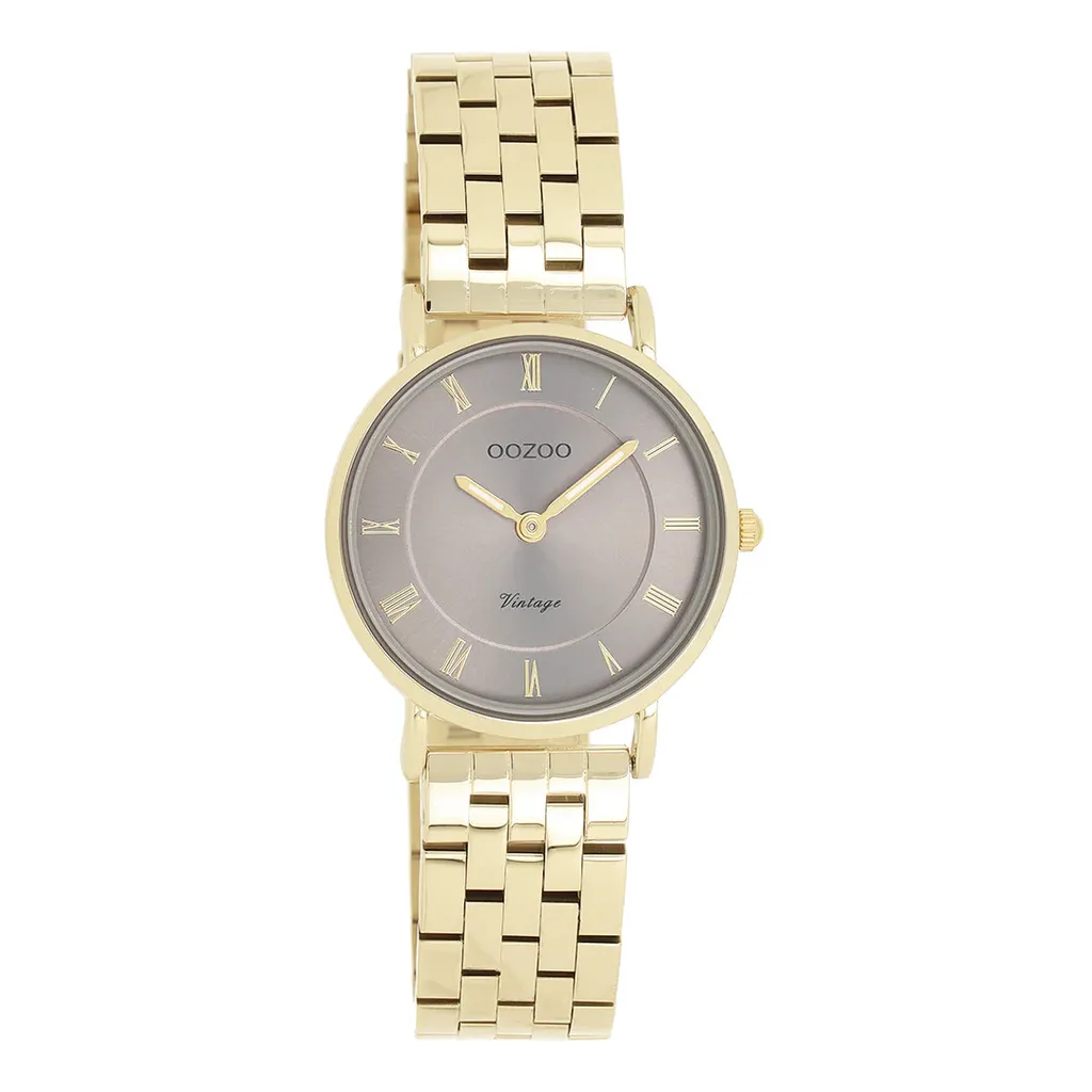 Montre Quartz Oozoo Vintage UOC20377 en Métal Doré - Finition Fine