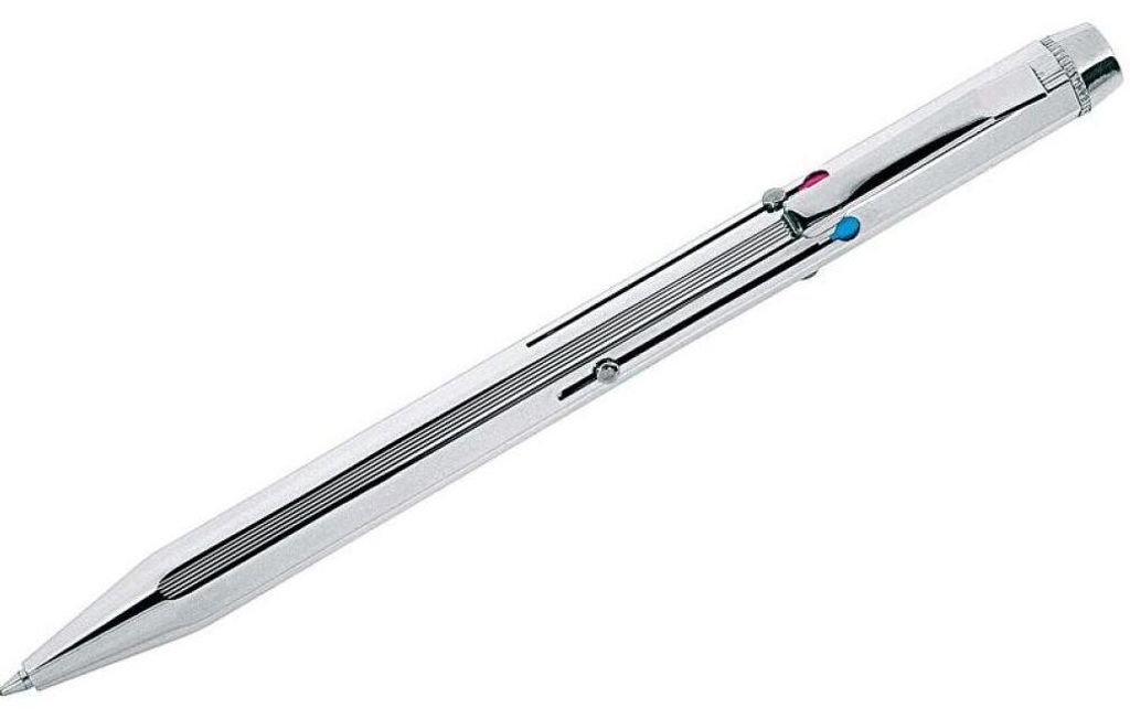 Stylo à bille quadrichromie WEDO avec mécanisme coulissant, Image du produit 