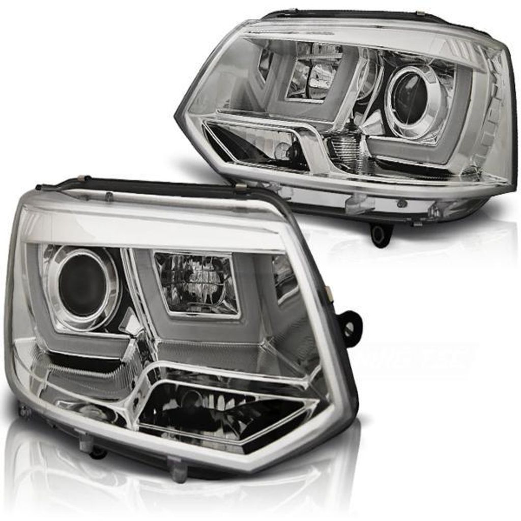 Scheinwerfer DRL LED Tagfahrlicht passend für VW T5 GP Facelift Bj. 10-15 Chrom