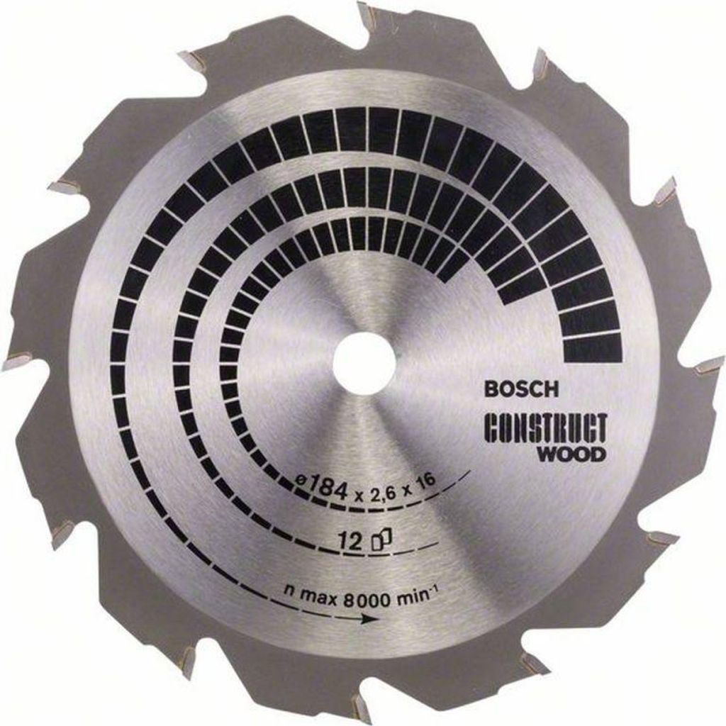 Lame de scie circulaire Construct Wood D184mm pour le bois Image du produit 