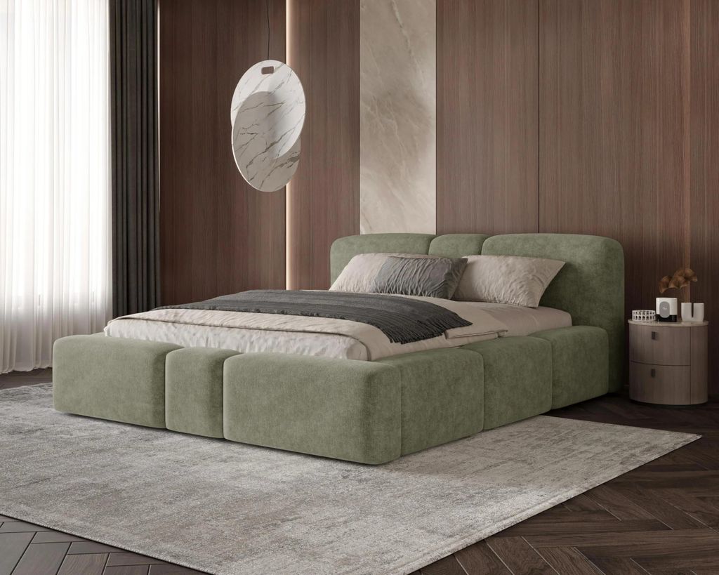 Chilly Möbel Design Lit Monte - Lit rembourré avec cadre en Image du produit 