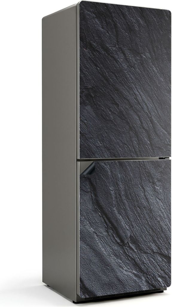 Natursteinstruktur – Magnetische Kühlschrank Abdeckung – Dekorfolie magnetisch Küche – Kühlschrank Magnet Deko – selbstklebende Magnetta...