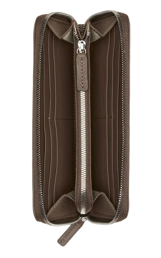 Marc O'Polo Finja Wallet Fall Brown: L'Accessorio Must-Have in Vera Pelle - 2