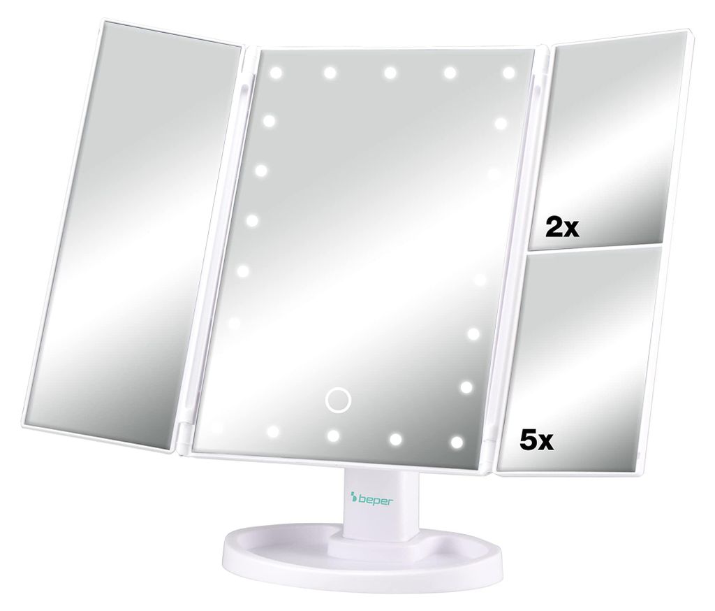 Espejo de maquillaje con luz LED Imagen del producto 