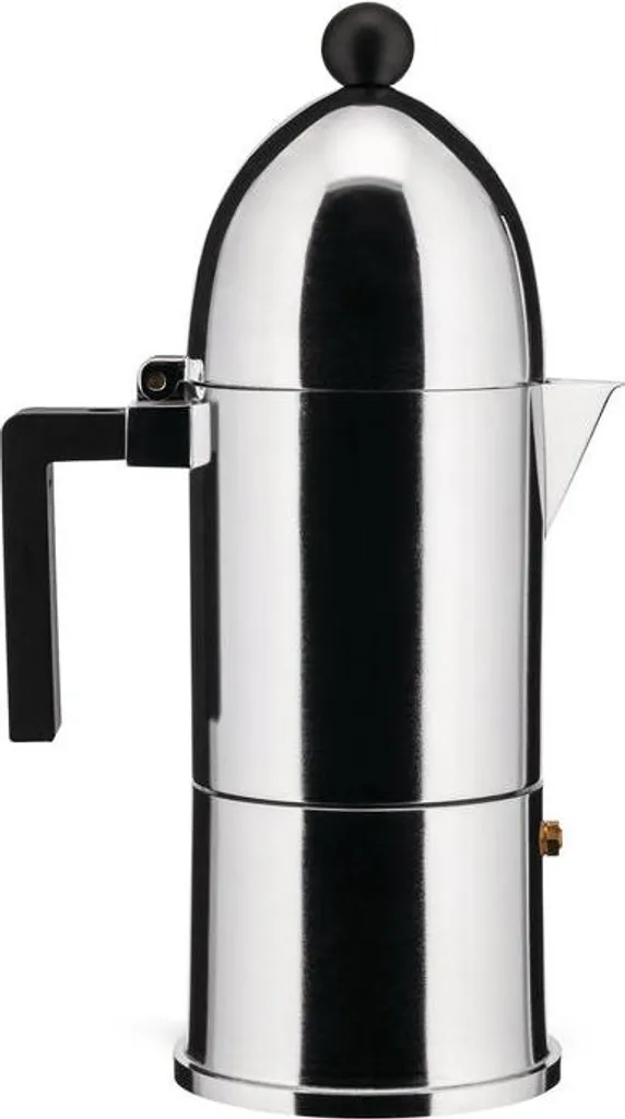 Alessi La Cupola A9095/6 B Cafetière Italienne Noire pour 6 Tasses