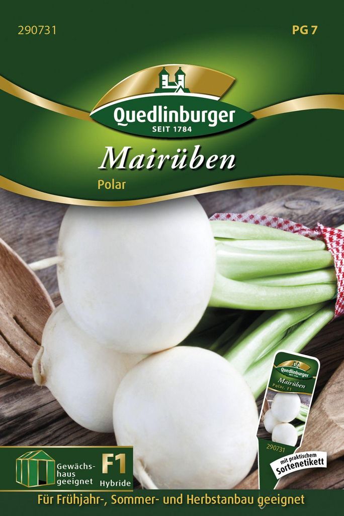 Mairüben Polar | Mairübensamen von Quedlinburger Produktbild 