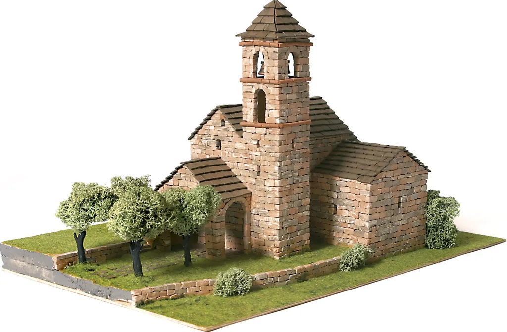 Construisez l'église Sant Feliu de Barruera avec de vraies pierres 24