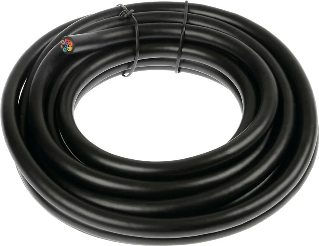 Cavo Multipolare 7 Poli per Rimorchi e Caravan - Conforme Norme CE