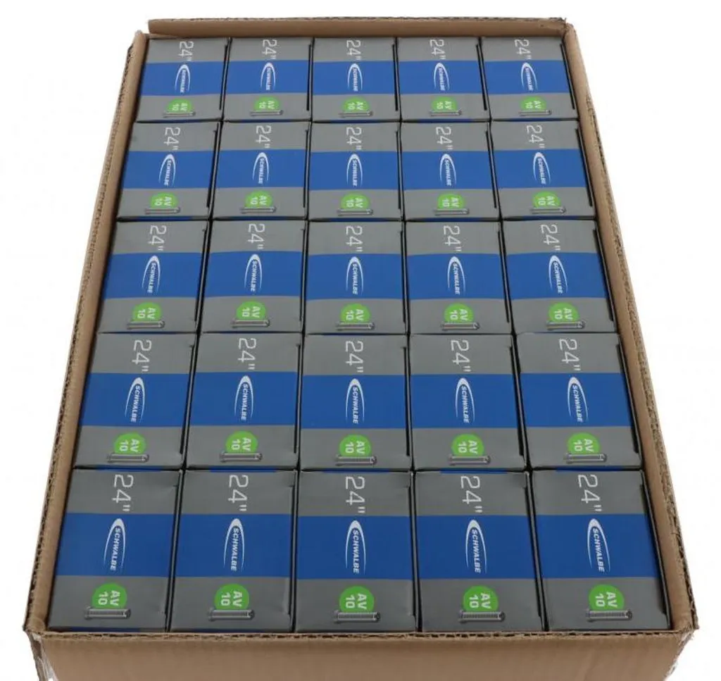 Chambre à air Schwalbe AV10 anti-crevaison 24 pouces pour pneu vélo