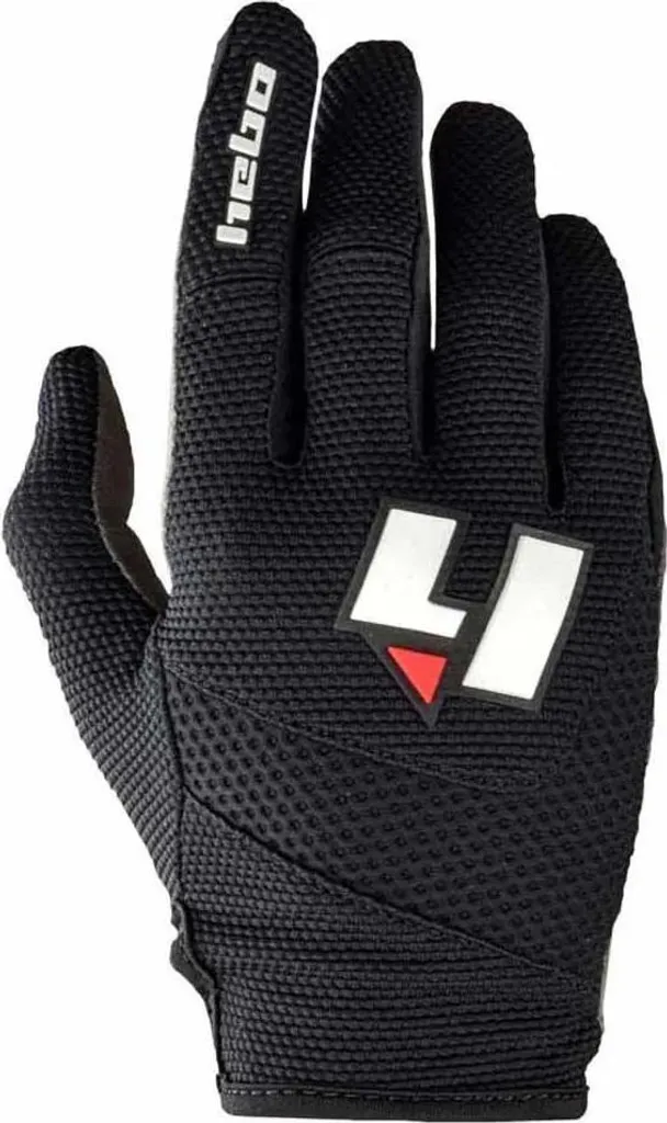 Gants Hebo Tracker II Noir Taille S pour Hommes - Équipement Trial Pro