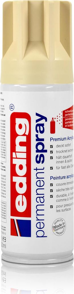 edding Permanent Spray hellelfenbein 200 ml Premium Produktbild 