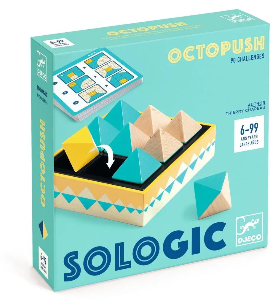 Jeu OctoPush Djeco pour s'occuper intelligemment lors des longs trajets