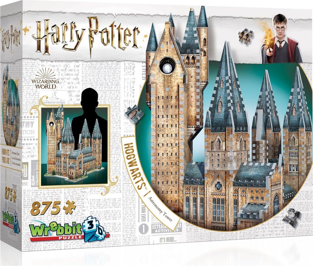 Harry Potter Hogwarts Astronomieturm 3D-Puzzle 875 Teile Produktbild 12
