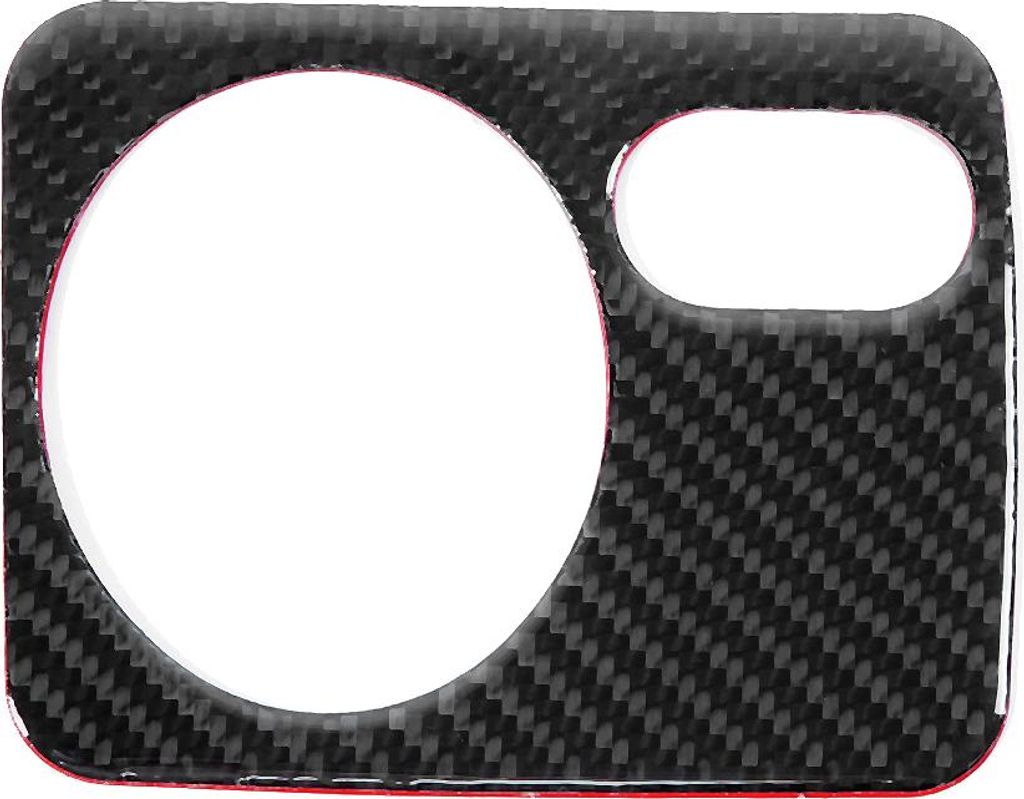 Kohlefaser -Scheinwerferschalter Panel -Rahmenabdeckung Trim Car Innenausstattung