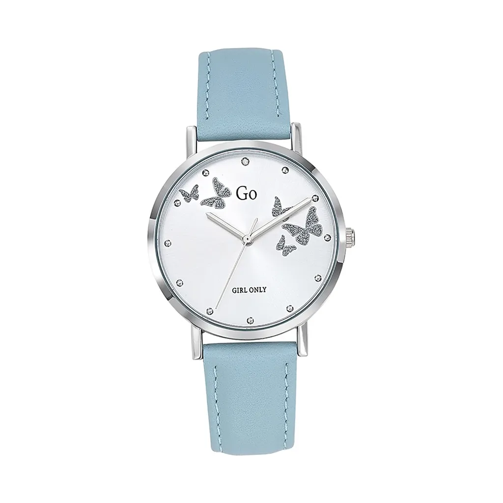 Orologio Donna con Farfalle Girl Only 699347 Cinturino Grigio