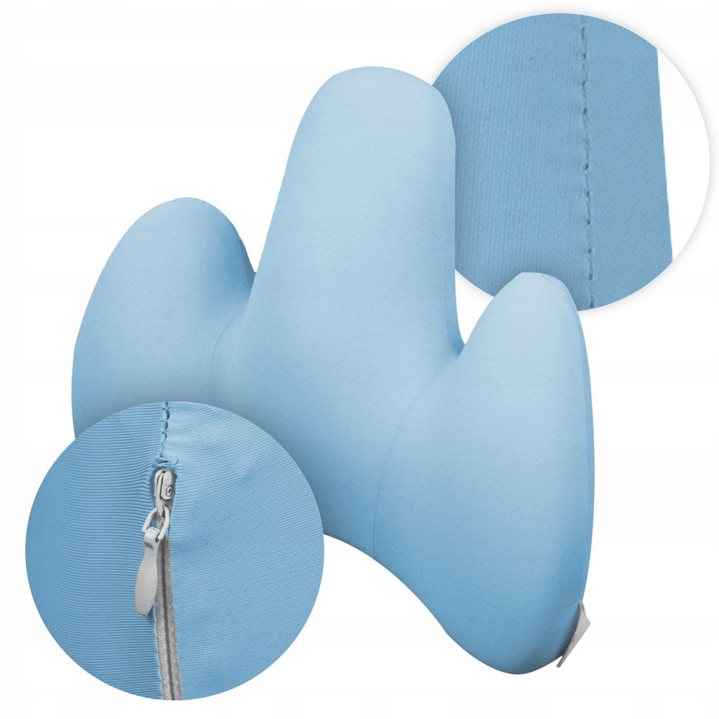 Poduszka Lędźwiowa Niebieska Do Samochodu Fotel Sofa Zdjęcie produktu 5