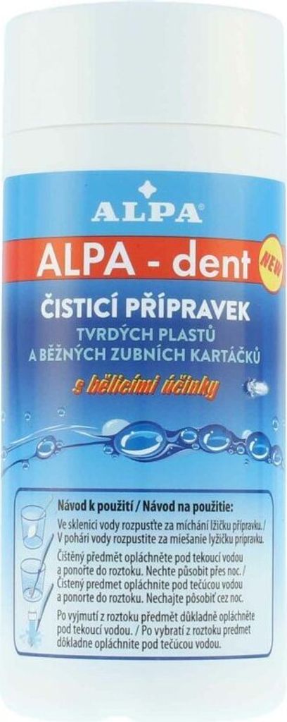 Alpa Dent Čistič umelých zubov 150g Obrázok produktu 