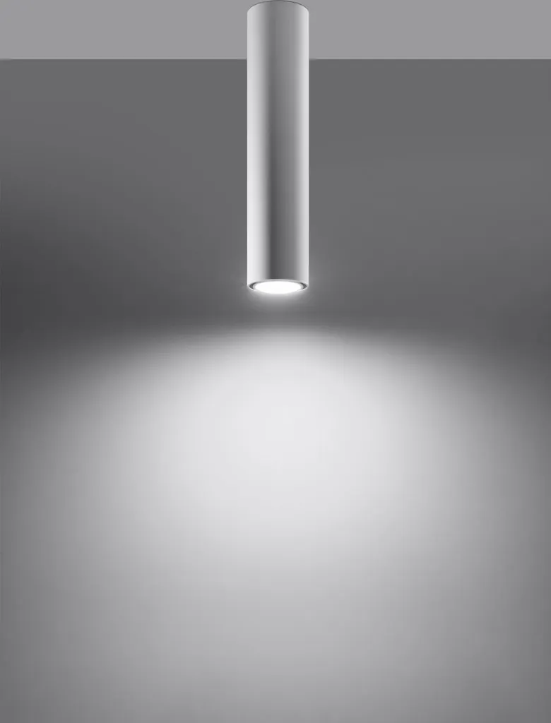 Lampada a soffitto LAGOS 40 bianco 1xGU10 10W acciaio 40x6x6cm Sollux Lighting - 13