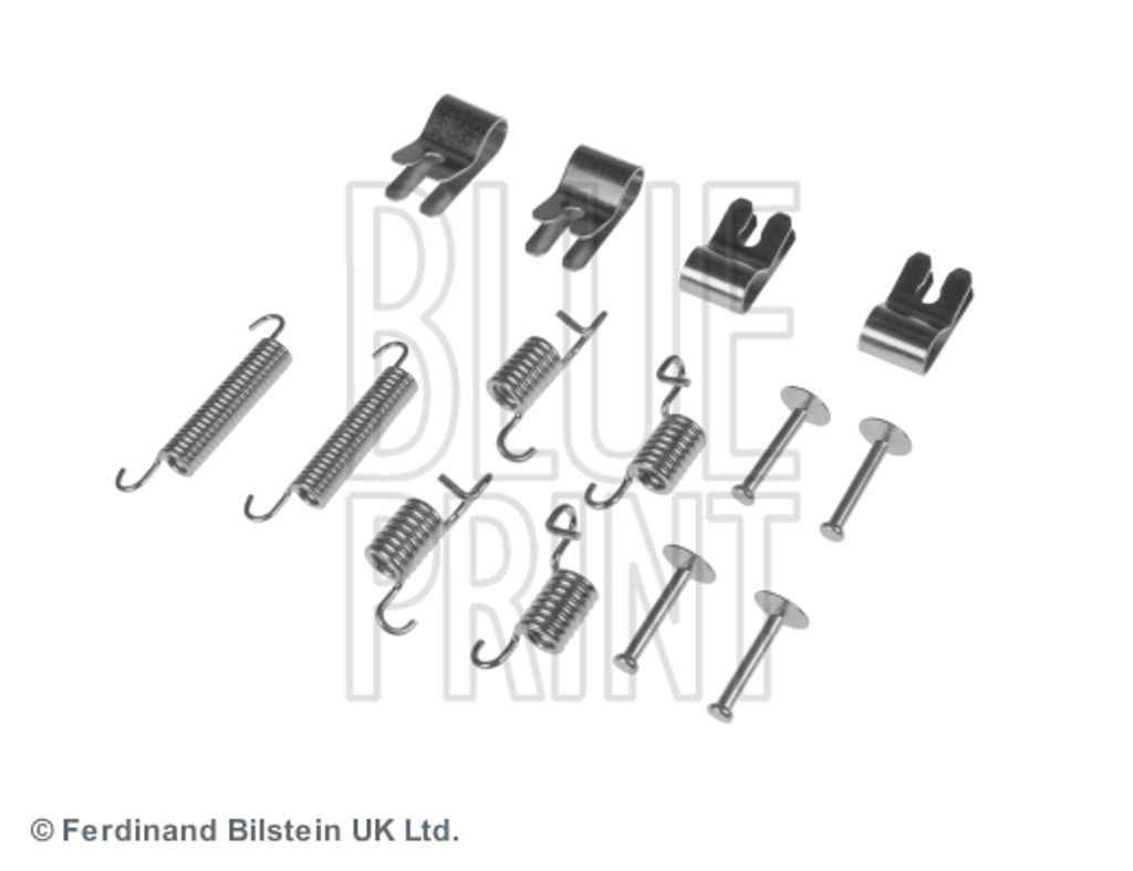 BLUE PRINT Zubehörsatz Bremsbacken Zubehörsatz Bremsbacken ADT341502 Hinten für TOYOTA COROLLA (ZZE12, NDE12, ZDE12) 0,1kg