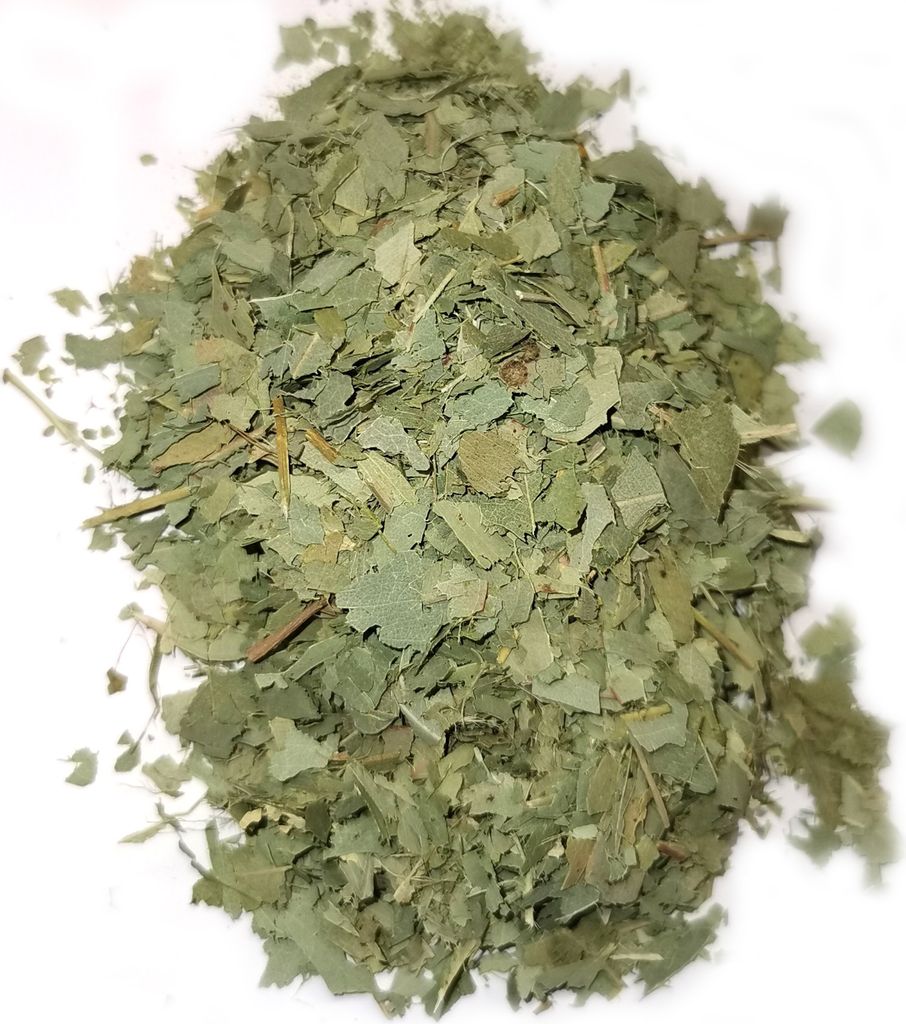 Räucherwerk, Eukalyptusblätter, 100 g geschnitten.