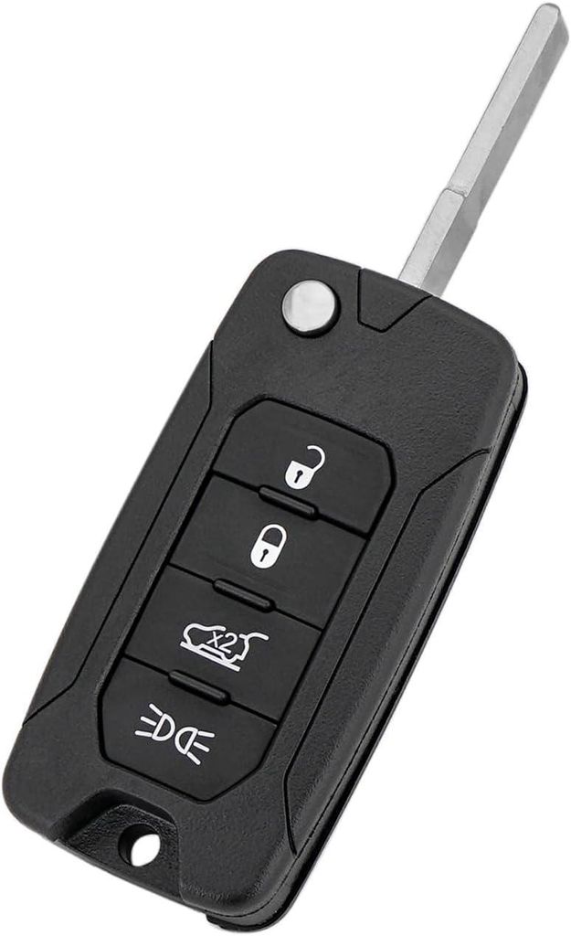 Techstar-Autoschlüsselgehäuse im Flip-Design mit 4 Tasten, Produktbild 