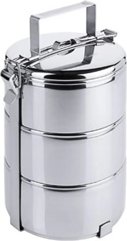 Portavivande 3 Ripiani Inox 18/10 Lucido - Set Completo Professionale