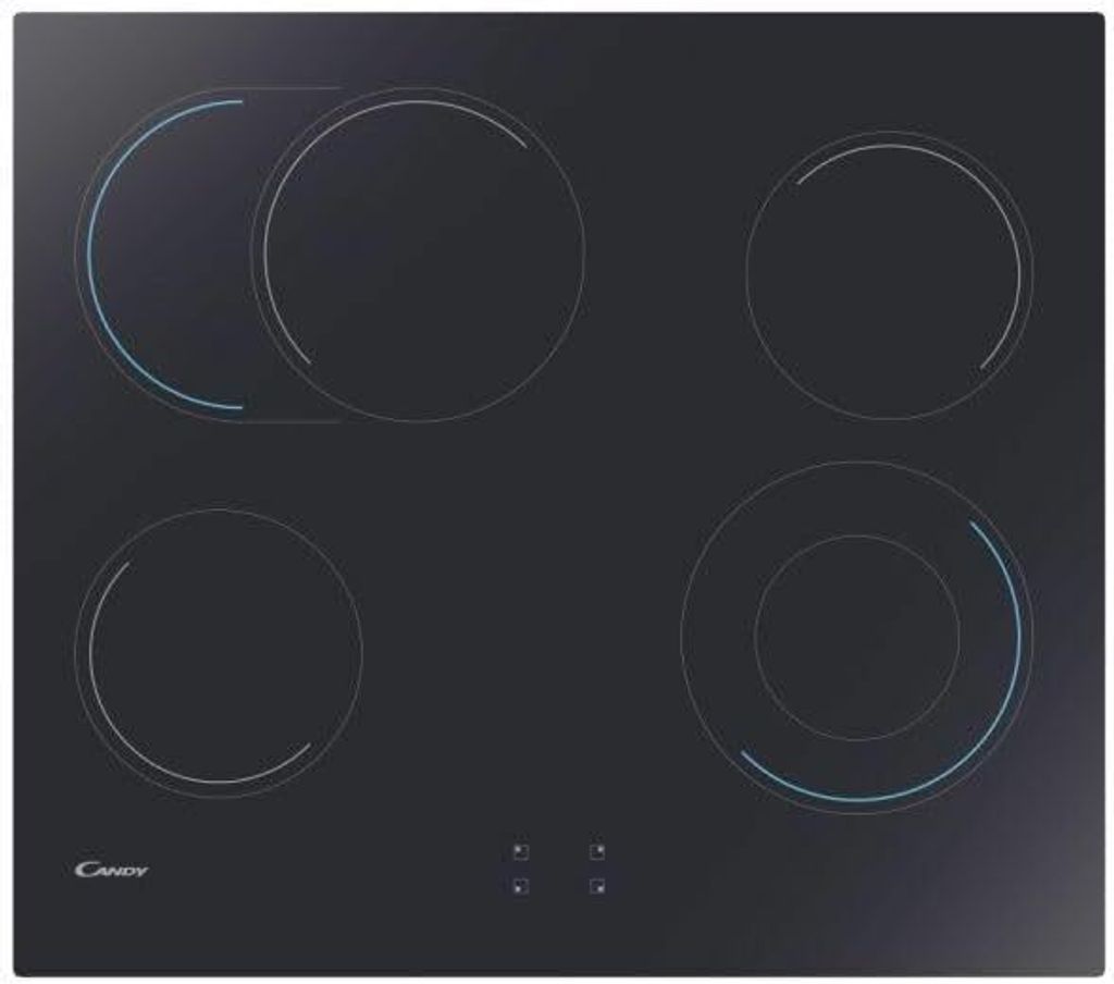 Candy Smart CUTCE64EXDFN, Schwarz, Integriert, 59 cm, Produktbild 